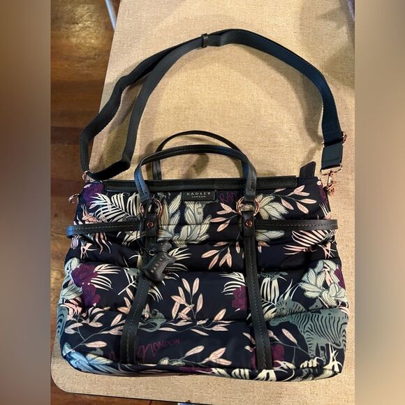 Radley London floral crossbody bag with handles - Picture 4 of 11